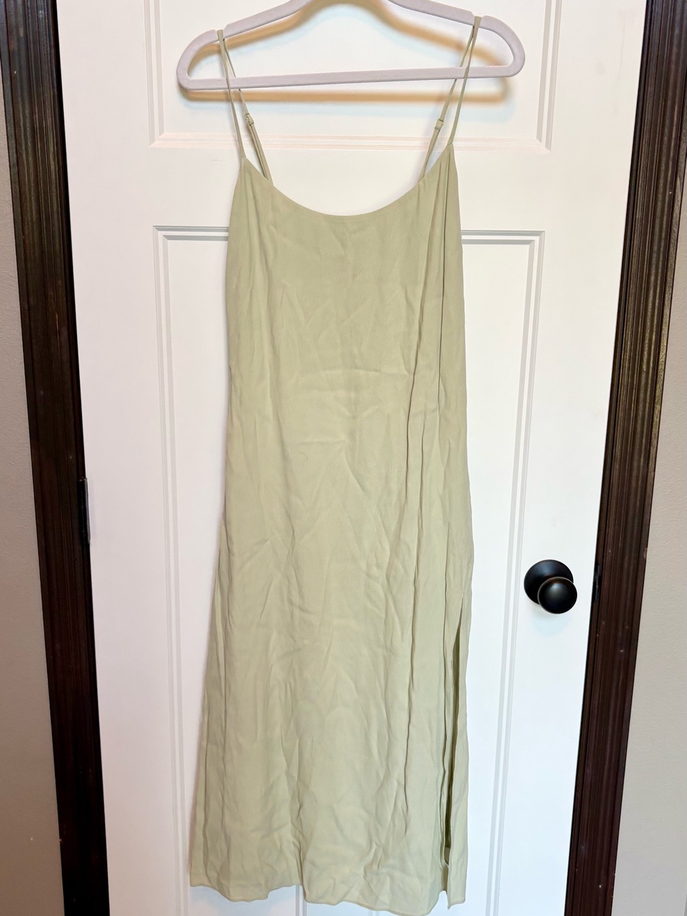 Aritzia Wilfred Affagato Slip Dress Light Sage sz 6